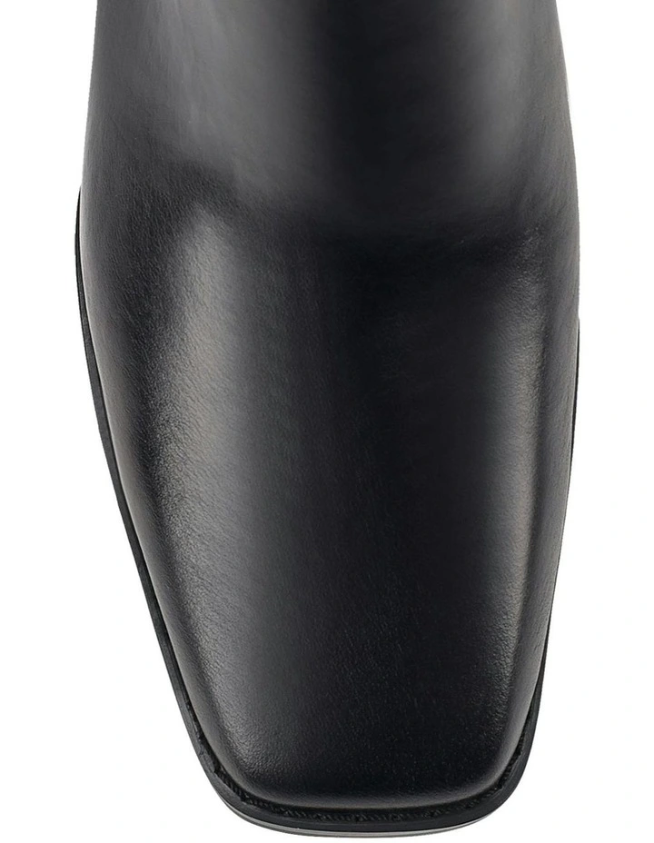 Nova Ankle Boots in Black Vintage Leather image 4