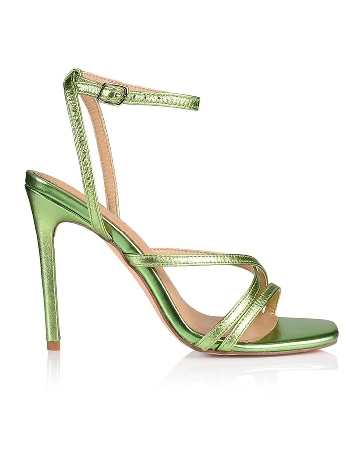 Dagger Stiletto Heels in Lime Green image 1