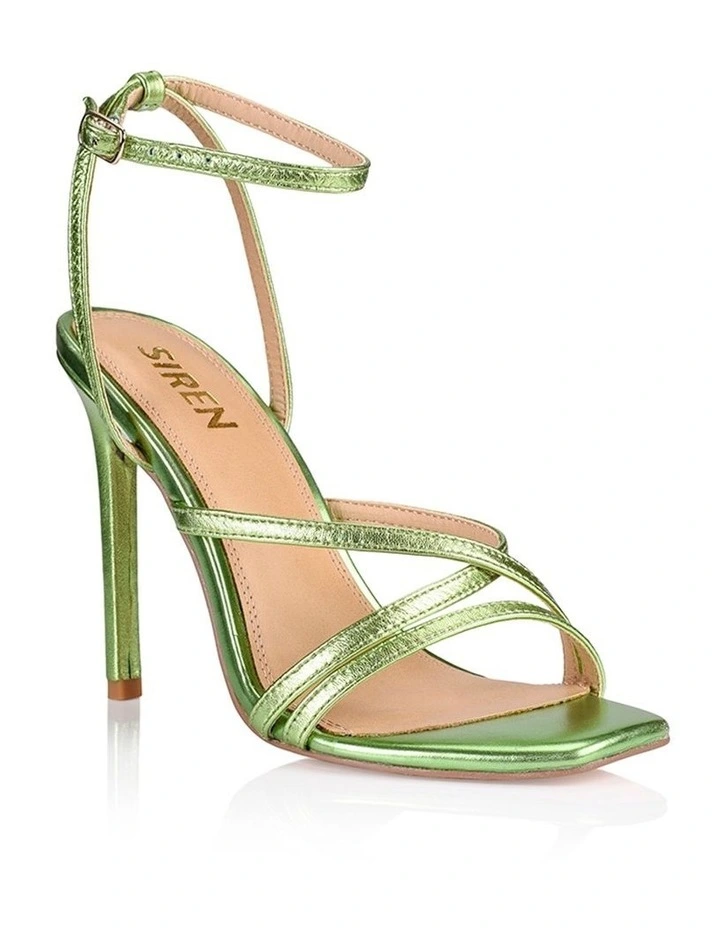 Dagger Stiletto Heels in Lime Green image 2