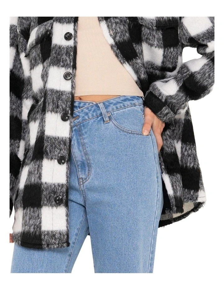 Pixie Overshirt Jacket in Black image 4