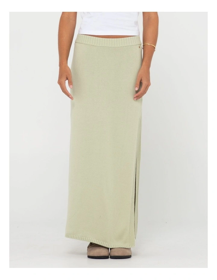 Margot Maxi Skirt in Green image 1