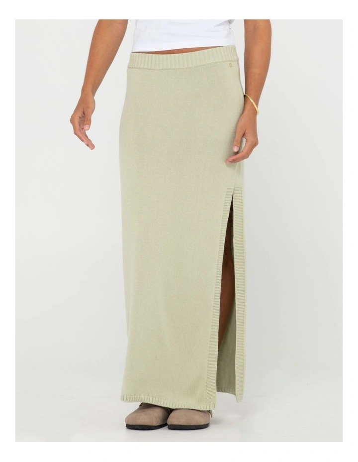 Margot Maxi Skirt in Green image 3