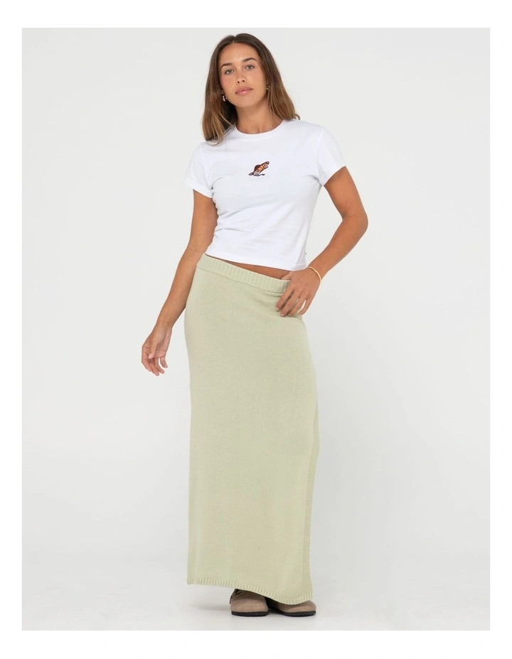 Margot Maxi Skirt in Green image 5