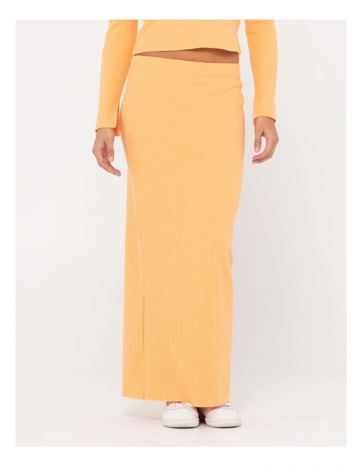Scarlett Maxi Skirt in Orange image 1