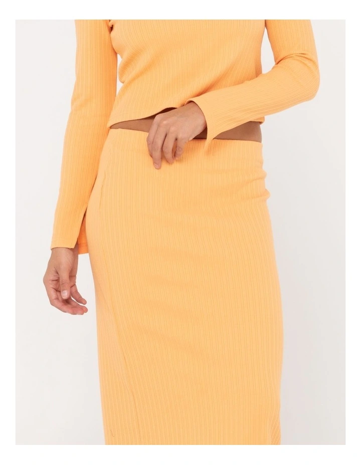 Scarlett Maxi Skirt in Orange image 4
