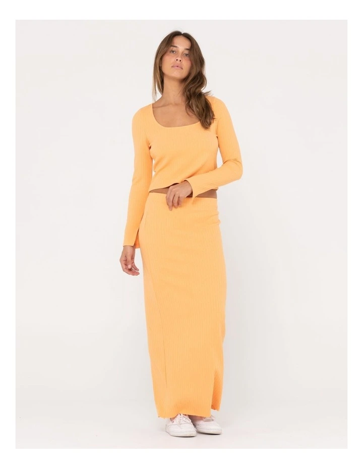 Scarlett Maxi Skirt in Orange image 6