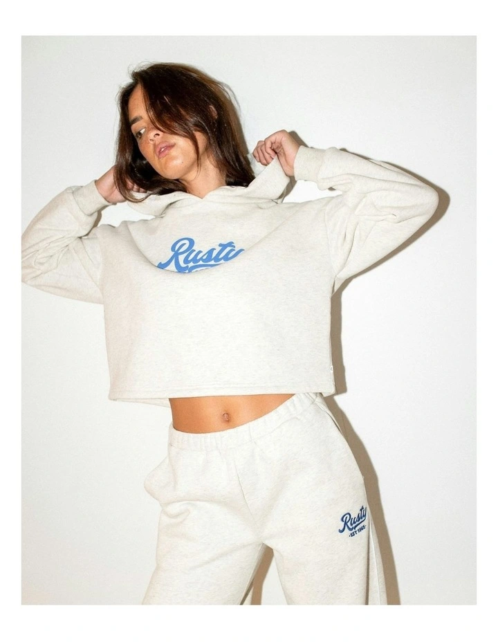 Maxo Relaxo Low Rise Wide Leg Track Pant in White image 5