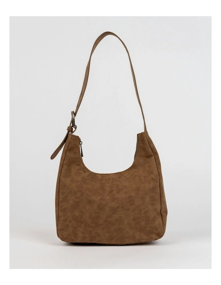 Bobbi Suede Handbag in Brown image 1