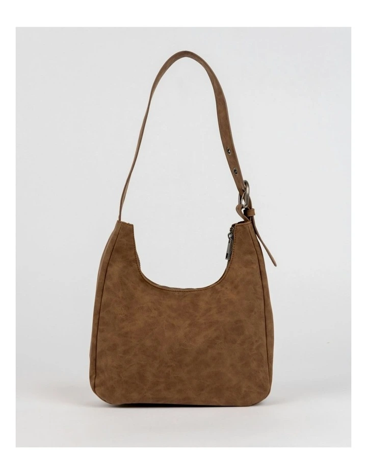 Bobbi Suede Handbag in Brown image 2