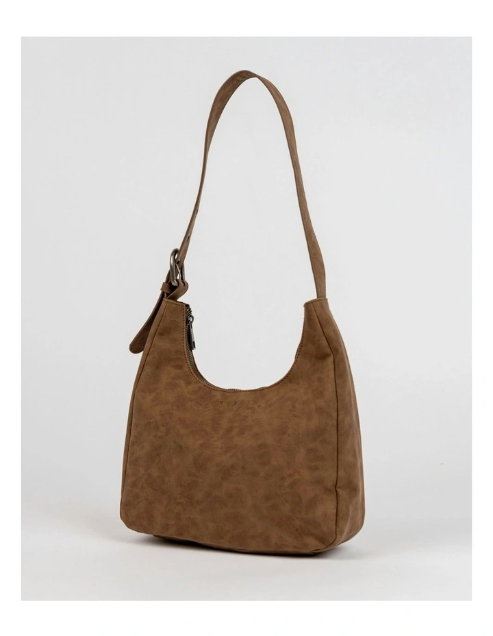Bobbi Suede Handbag in Brown image 4