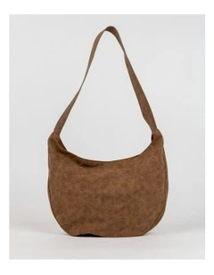 Bobbie Suede Tote Bag in Brown