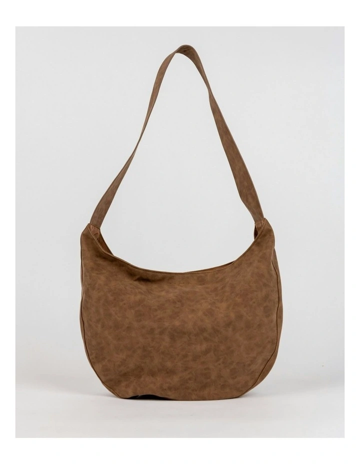 Bobbie Suede Tote Bag in Brown image 1