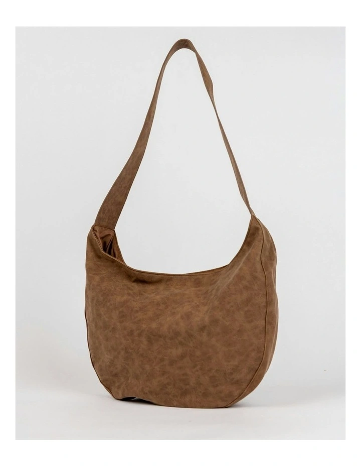 Bobbie Suede Tote Bag in Brown image 4
