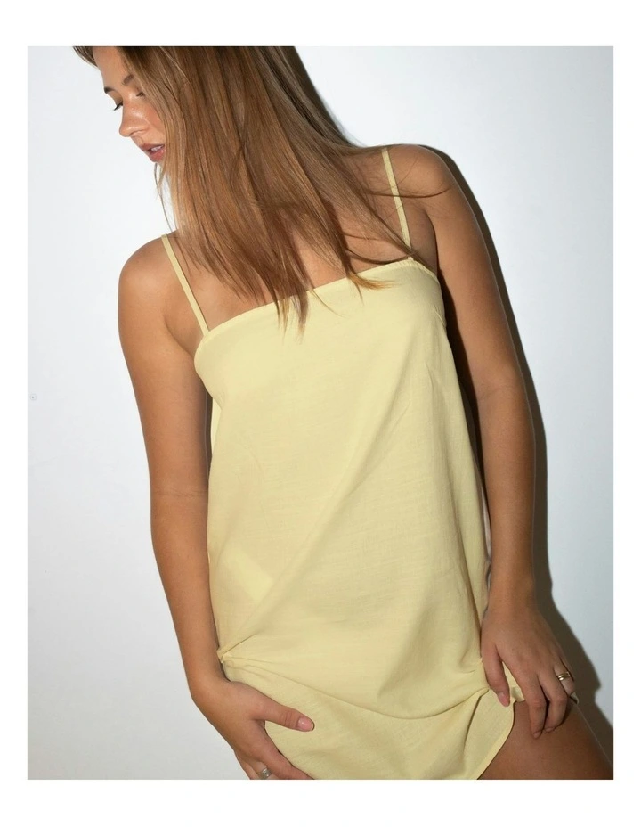 Sweet Water Mini Dress in Yellow image 5