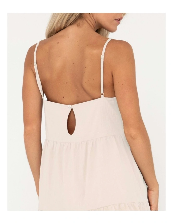 Heather Slip Dress in Natural image 4