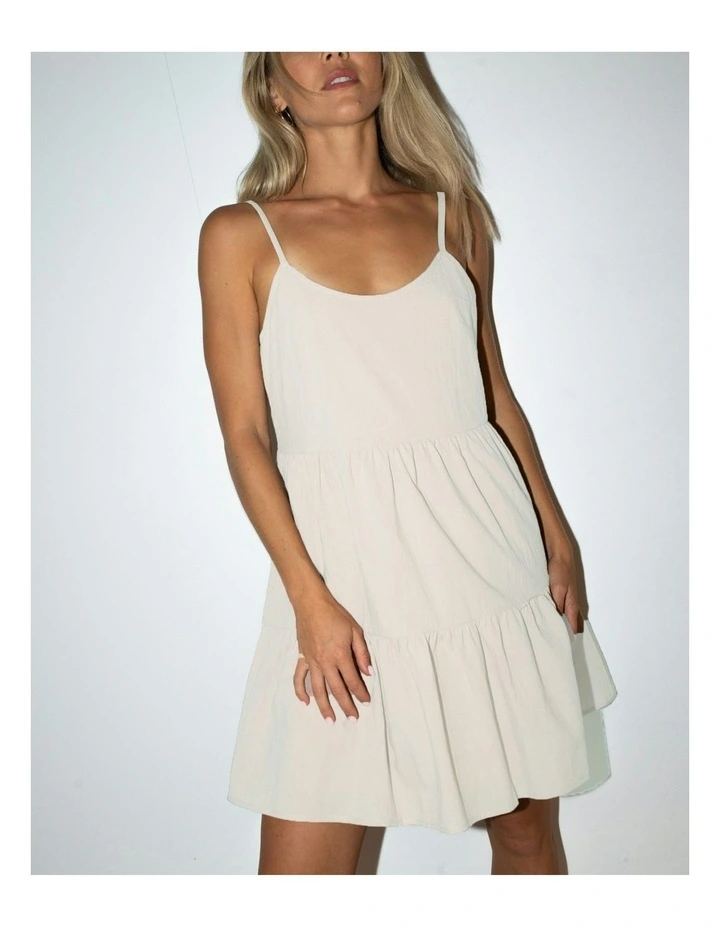 Heather Slip Dress in Natural image 5