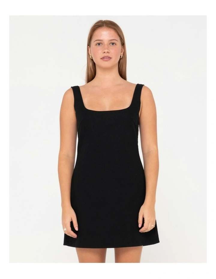 Meg Slip Dress in Black image 1
