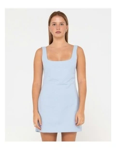 Meg Slip Dress in Blue