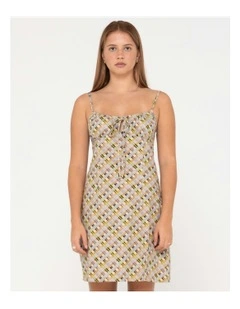 Percy Plaid Mini Dress in Multicolour
