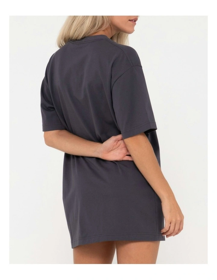 Star Burst Tee Dress in Grey image 4