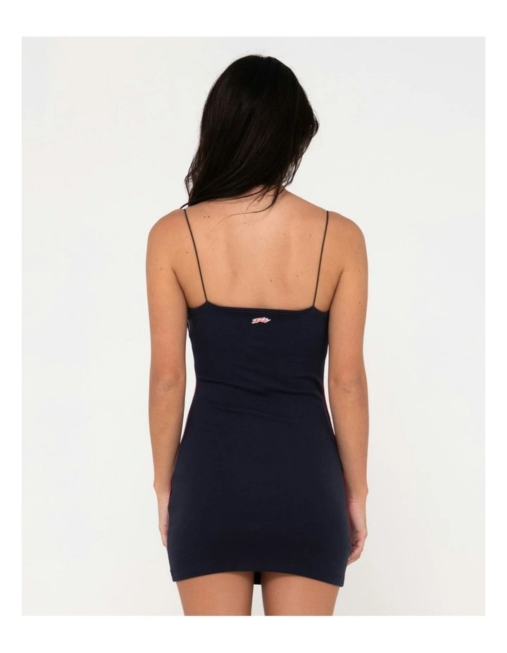 Racer Mini Dress in Blue image 2