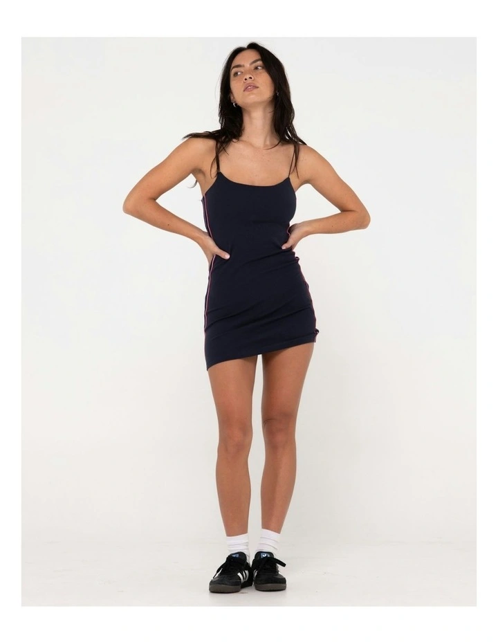 Racer Mini Dress in Blue image 7