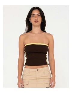 Otis Tube Top in Brown