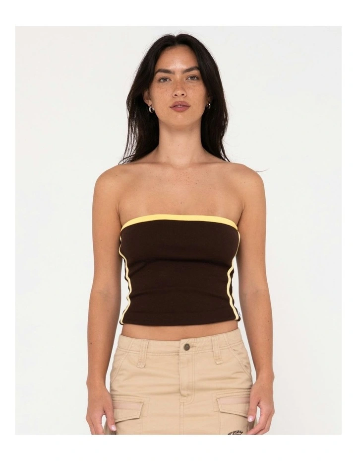 Otis Tube Top in Brown image 1