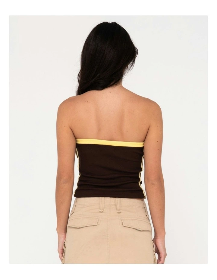 Otis Tube Top in Brown image 2