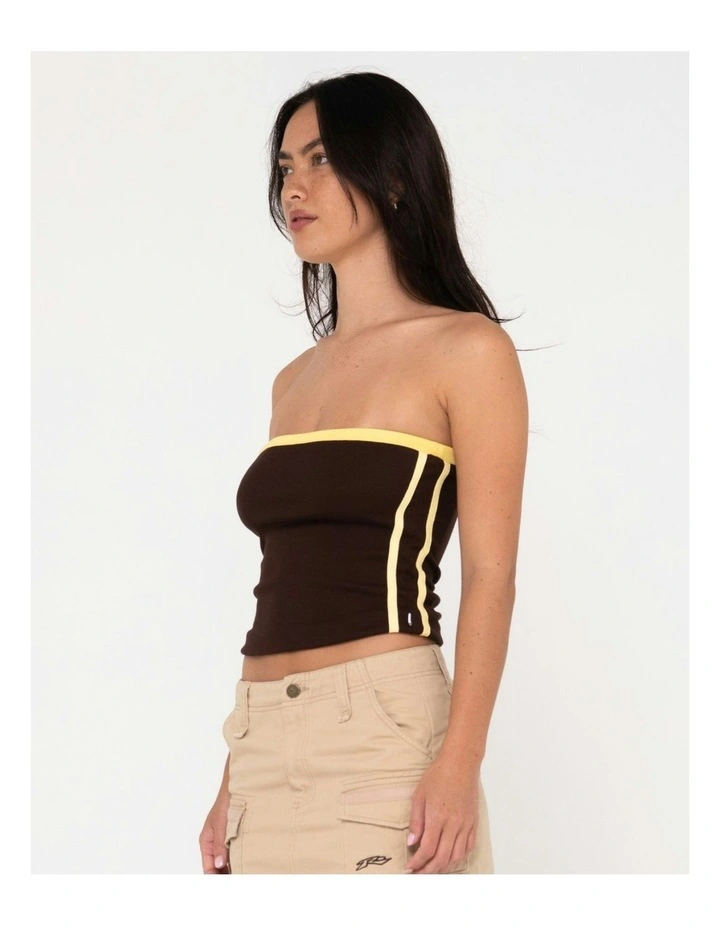 Otis Tube Top in Brown image 3