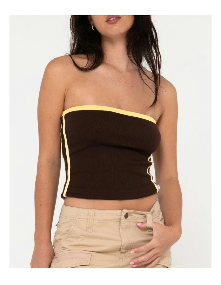 Otis Tube Top in Brown image 5