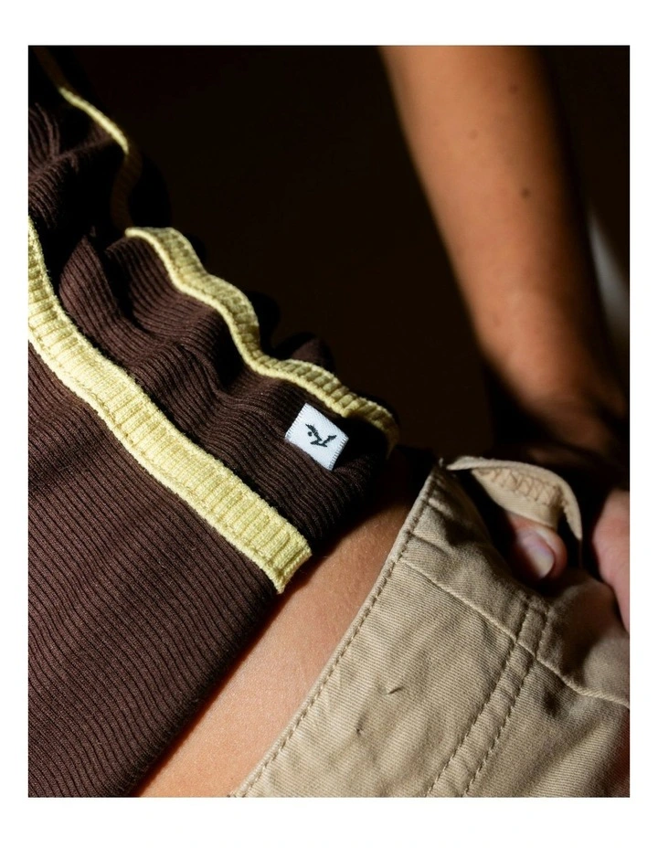 Otis Tube Top in Brown image 6