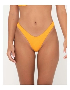 Sandalwood Midi Bikini Pant in Orange