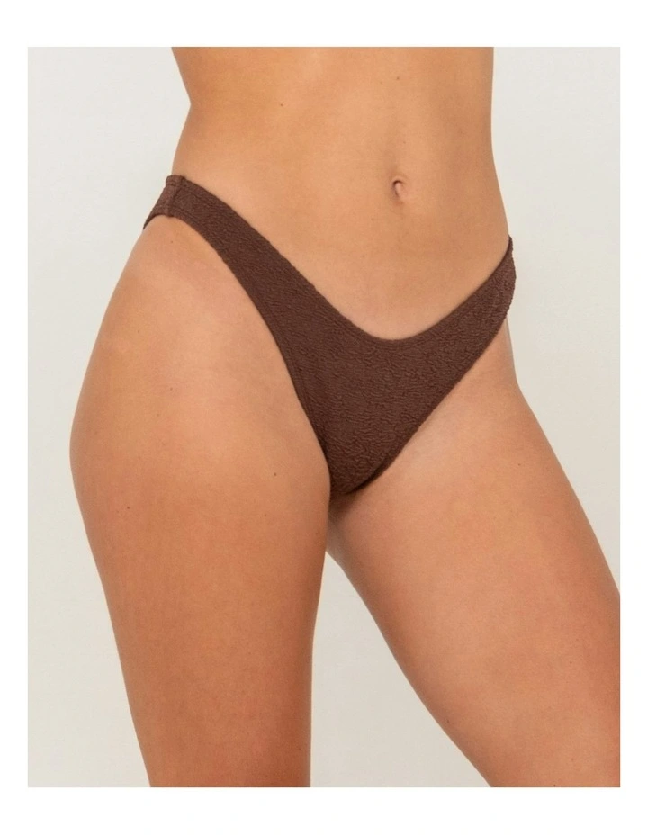 Sandalwood Midi Bikini Pant in Brown image 5