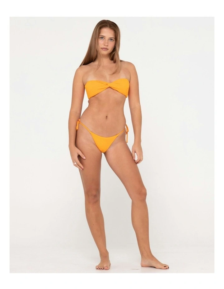 Sandalwood Midi Side Ties Bikini Pant in Orange image 6