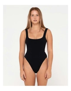 Sandalwood Retro One Piece in Black