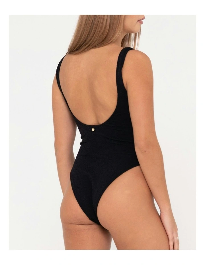 Sandalwood Retro One Piece in Black image 4