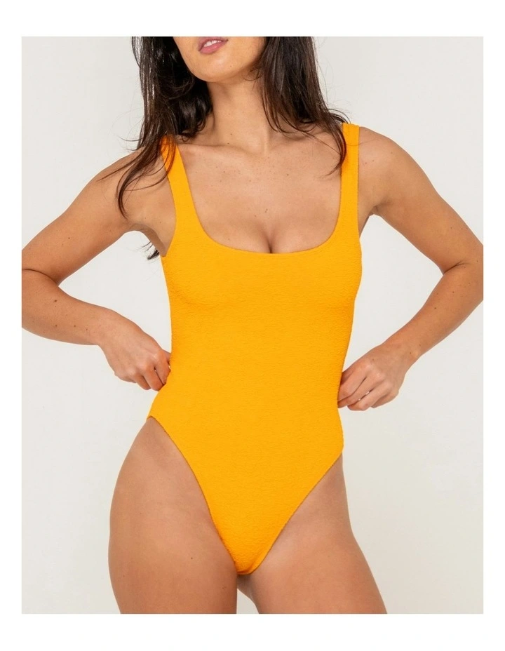 Sandalwood Retro One Piece in Orange image 4