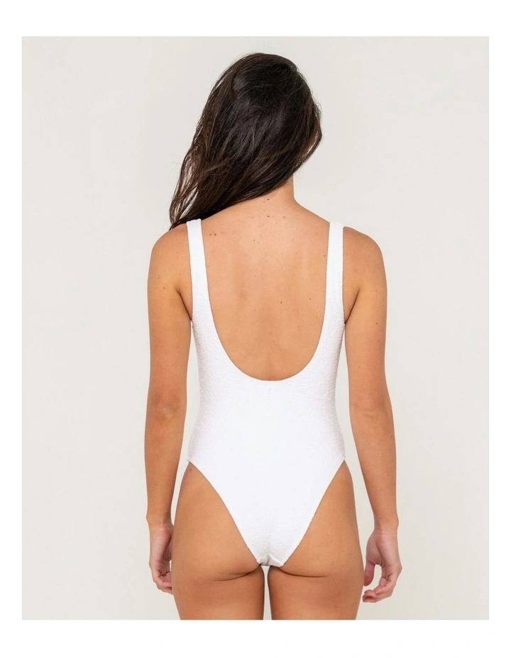Sandalwood Retro One Piece in White image 2
