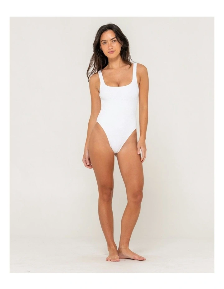 Sandalwood Retro One Piece in White image 6