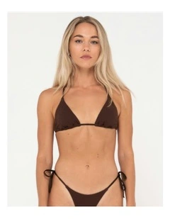 Sandalwood Multiway Bikini Top in Brown
