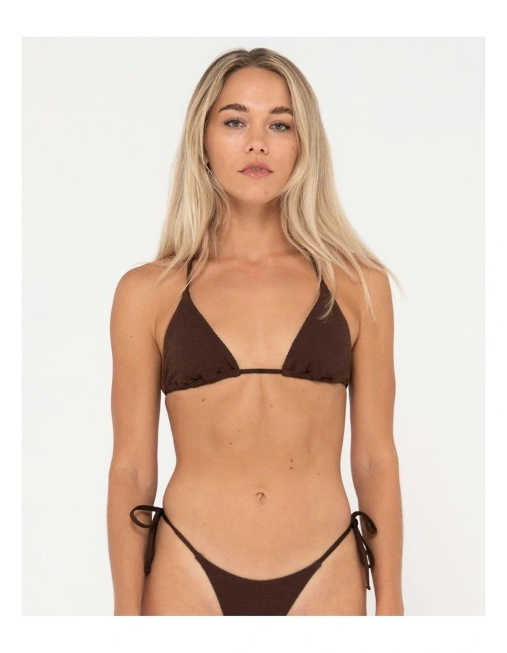 Sandalwood Multiway Bikini Top in Brown image 1