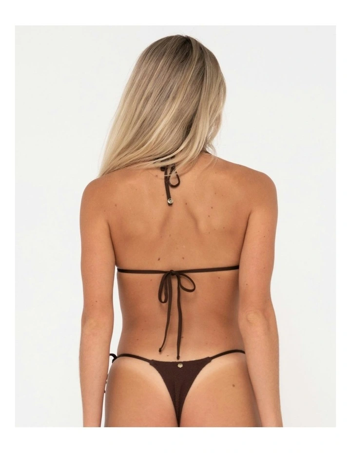 Sandalwood Multiway Bikini Top in Brown image 2