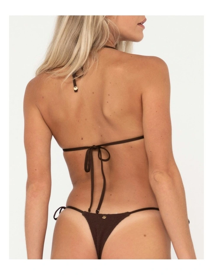 Sandalwood Multiway Bikini Top in Brown image 4