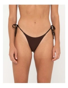 Sandalwood Brazilian Ties Bikini Pant in Brown