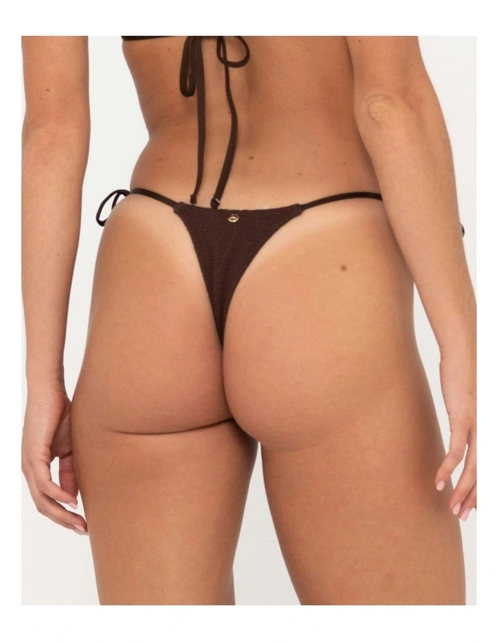 Sandalwood Brazilian Ties Bikini Pant in Brown image 4