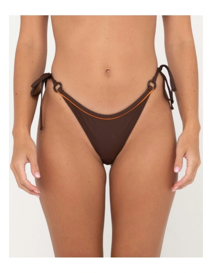 Cabana Brazilian Side Tie Bikini Pant in Brown image 1