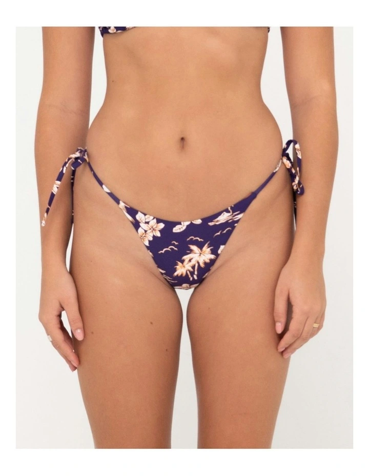 Maui Side Ties Bikini Pant in Purple image 1