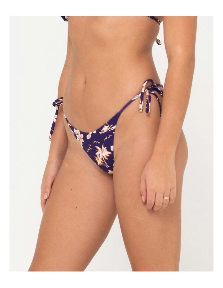 Maui Side Ties Bikini Pant in Purple image 3