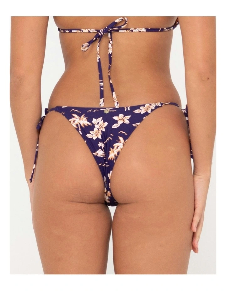Maui Side Ties Bikini Pant in Purple image 4
